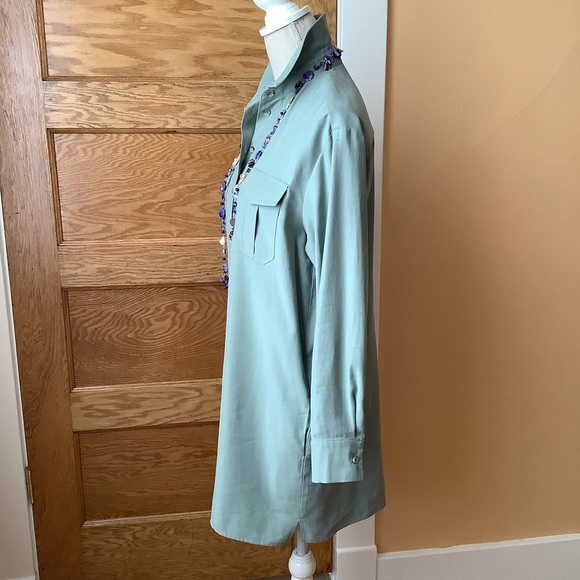 RD STYLE Penelope Cargo Pocket Shirt Dress in Lily Pad Size S - Picture 4 of 16